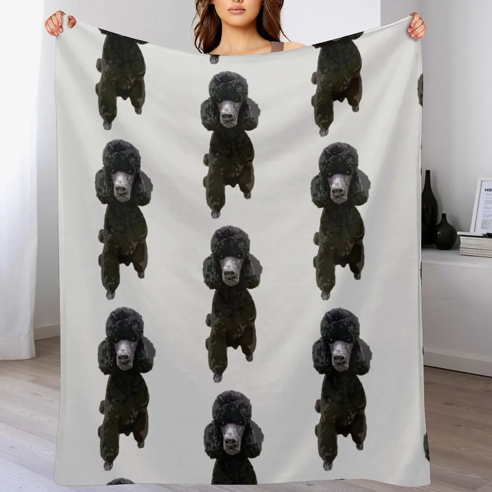 

Poodle Gorgeous Style! Throw Blanket Fashion Sofas Moving christmas gifts Sleeping Bag Blankets