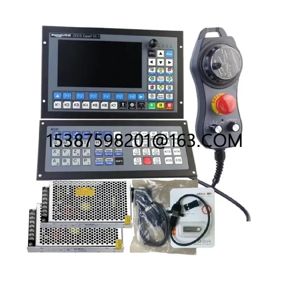 

PLC Controller DDCS Expert 3/4/5 Axis CNC Controller Kit With MPG & Keyboard & Power supplies For Cnc Drilling Machine