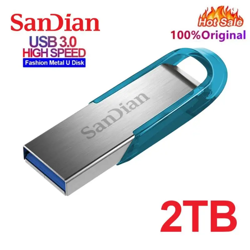 SanDian-unidad Flash USB 3,0 Original, Pendrive de Metal OTG de alta velocidad, portátil, resistente al agua, tipo C, 2TB