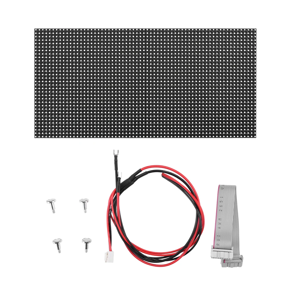 야외 방수 RGB 풀 컬러 LED 디스플레이 모듈, LED 패널, 디지털 LED SMD 보드, P4, 256x128mm