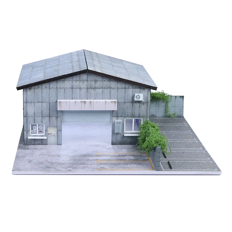 

Time Micro MoreArt 1:64 YOKOHAMA Ремонтный магазин Гараж RWB Диорама заводского здания