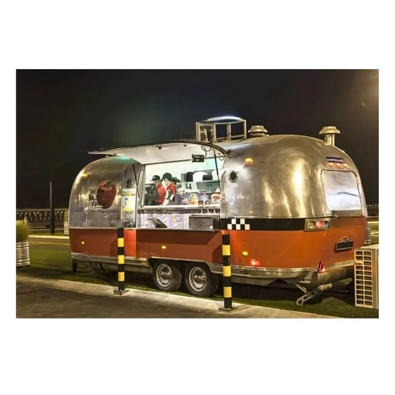Customized Fast Concession Trailer Food Truck Electric Street Tuk Crepe Cart Mobile Food Cart Design