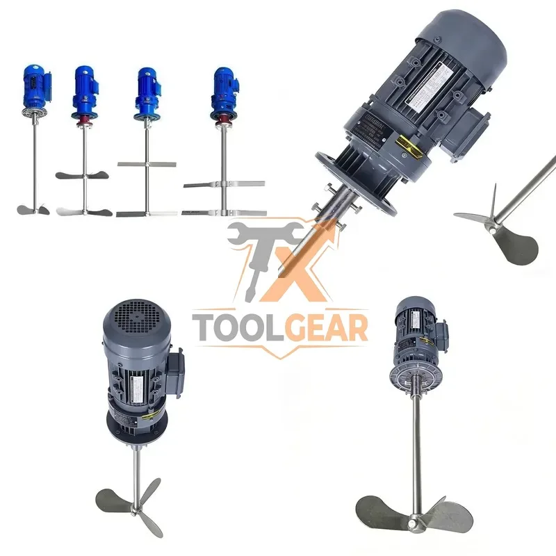 2026hotsale* SS304 Electric Automatic Mixing Agitator Motor Mixer with Gearbox for Industrial Soap and High Safety