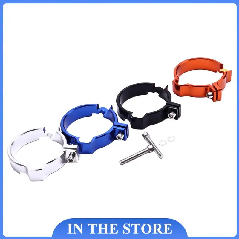 Exhaust pipe protection blue/orange/black/silvery optional, Suitable for motorcycle exhaust clamp and bracket replacement parts