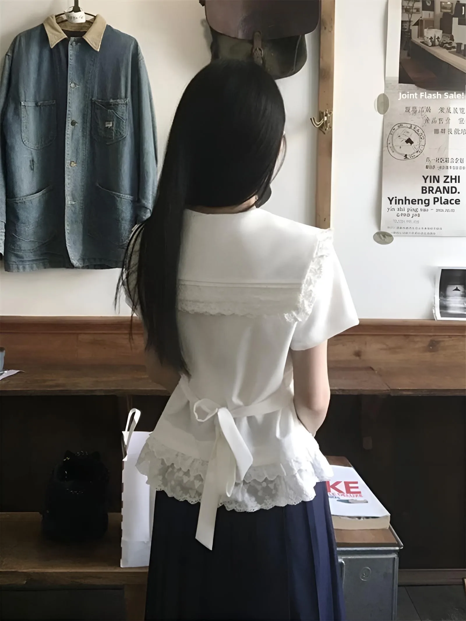  Style Slimming Jk Uniform Set with Shirt And Pleated Skirt High Waist Fashionable College Wind White Hot Water School Wind