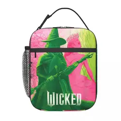 Wicked Elphaba & Glinda Tonal Insulated Lunch Bag Office Musical Movie 2024 Food Box Portable Fashion Cooler Thermal Lunch Box