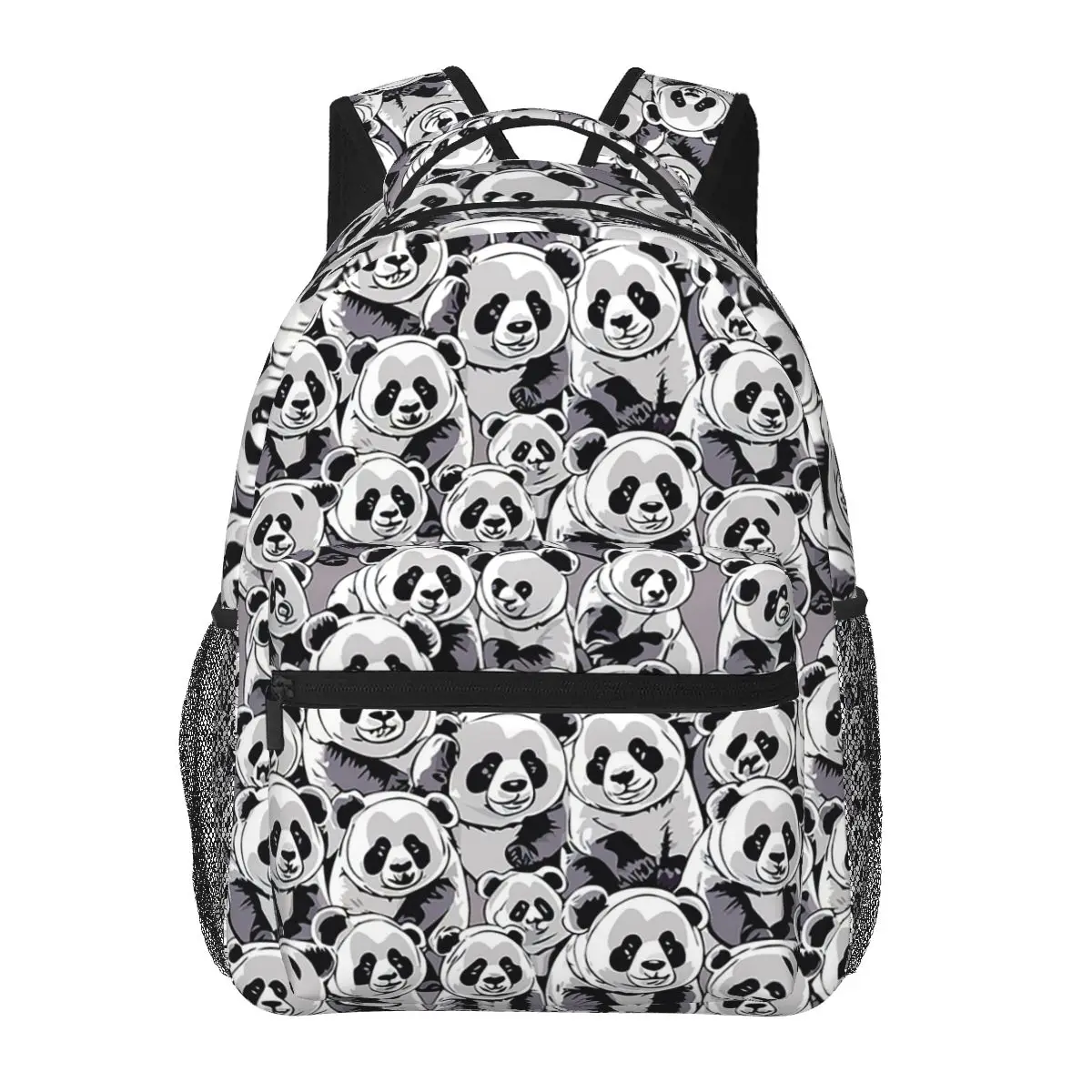 

Cartoon Panda Cute Pattern Student Backpack School Bag Hiking Travel Daypack for Boys Girls Fashion Bookbag Shoulder Bags