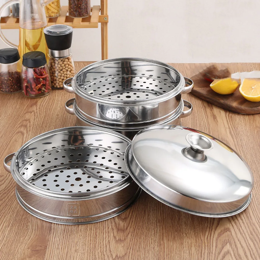 

304 Stainless Steel Steamer for Cooking Seafood Vegetables and Desserts Designed for Effortless Meal Preparation