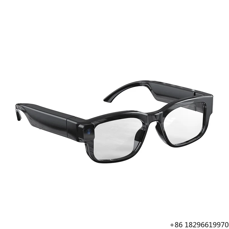 4K Anti Shake Smart Sunglasses 8MP  Video Recording Noise Reduction Touch Voice Control Outdoor Smart Glasses