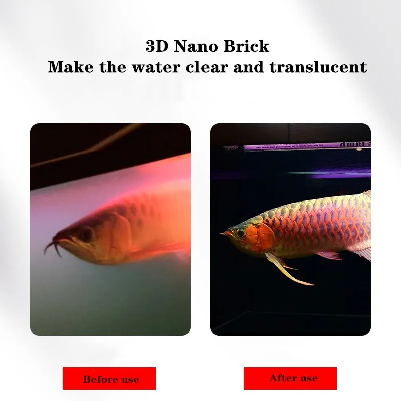 Aquarium Fish Tank Filter Media Bio Ceramic Brick Nano Biological Filter Block for Aquarium Fish Tank Filter filtro de aquário