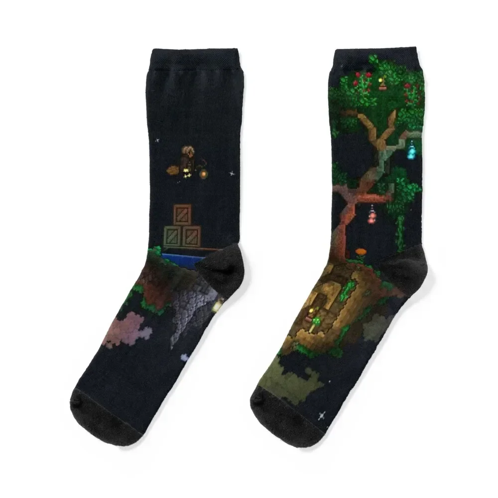 

Terraria Game Socks christmas gifts gym sheer designer Mens Socks Women's