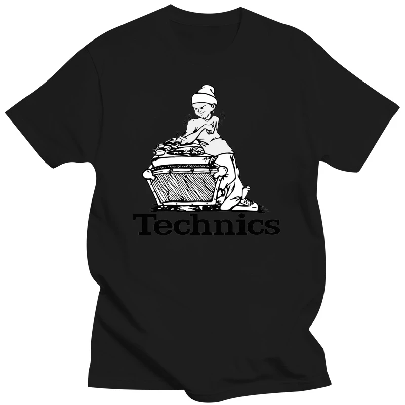 Technics Classic Scratching Dj T Shirt B Boy Dj Wear Gear Turntables T Shirt Summer Style Men T Shirt