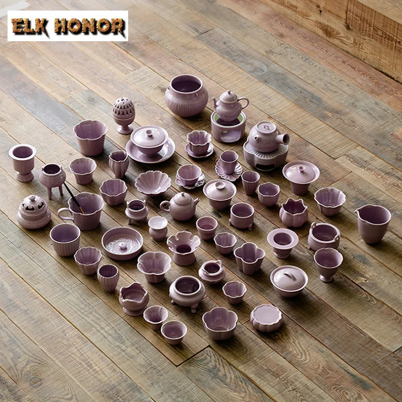 190ml Purple Tea Pitcher Tea Divider Serving Cup Tea-separating Cha Hai Dispenser Justice Cup Fair Mug Tea Services Accessories - view 6