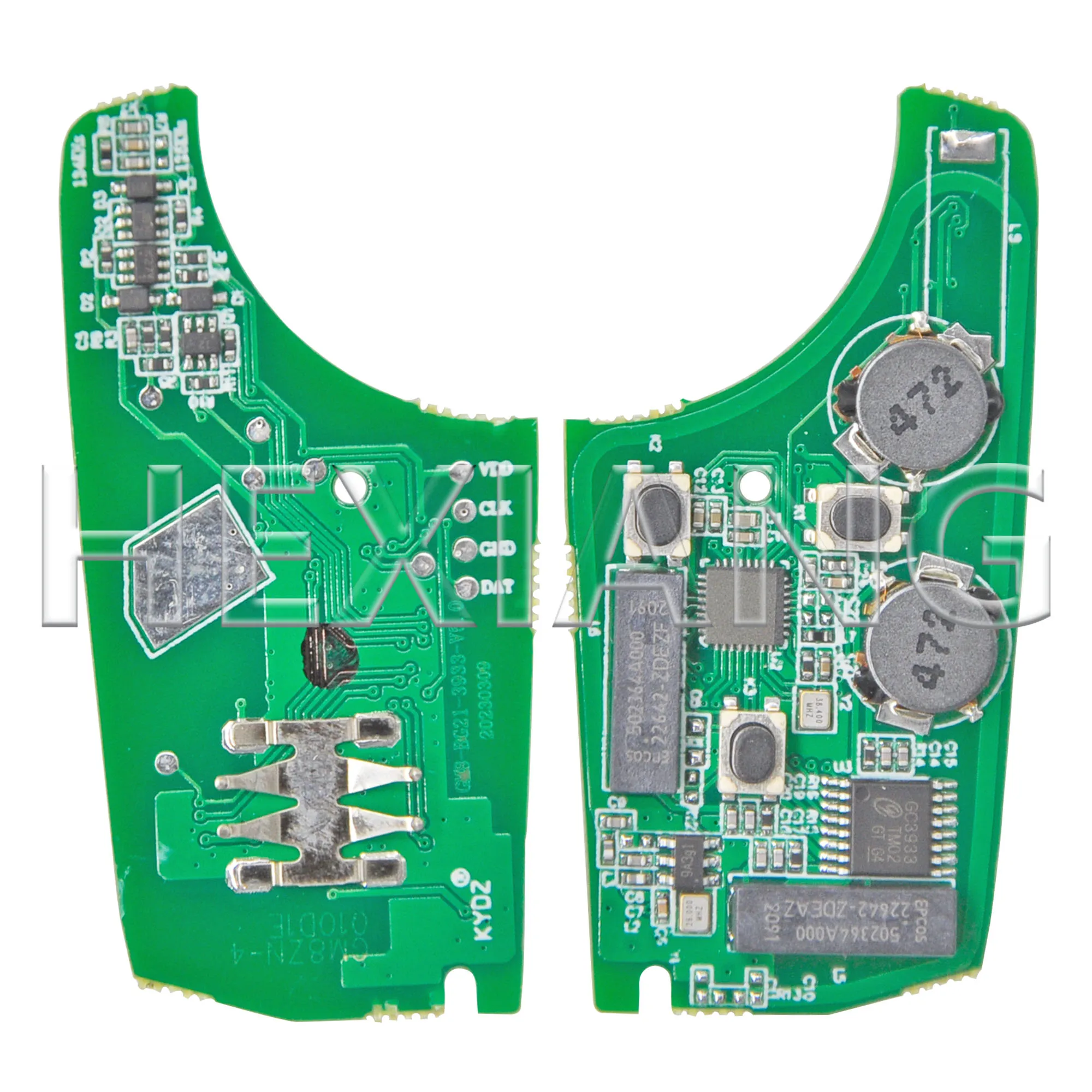 DR 3 Button KYDZ PCB Board 4D70 Chip 433MHz Keyless Go Car Remote Flip Key For Chevrolet Monza 2023