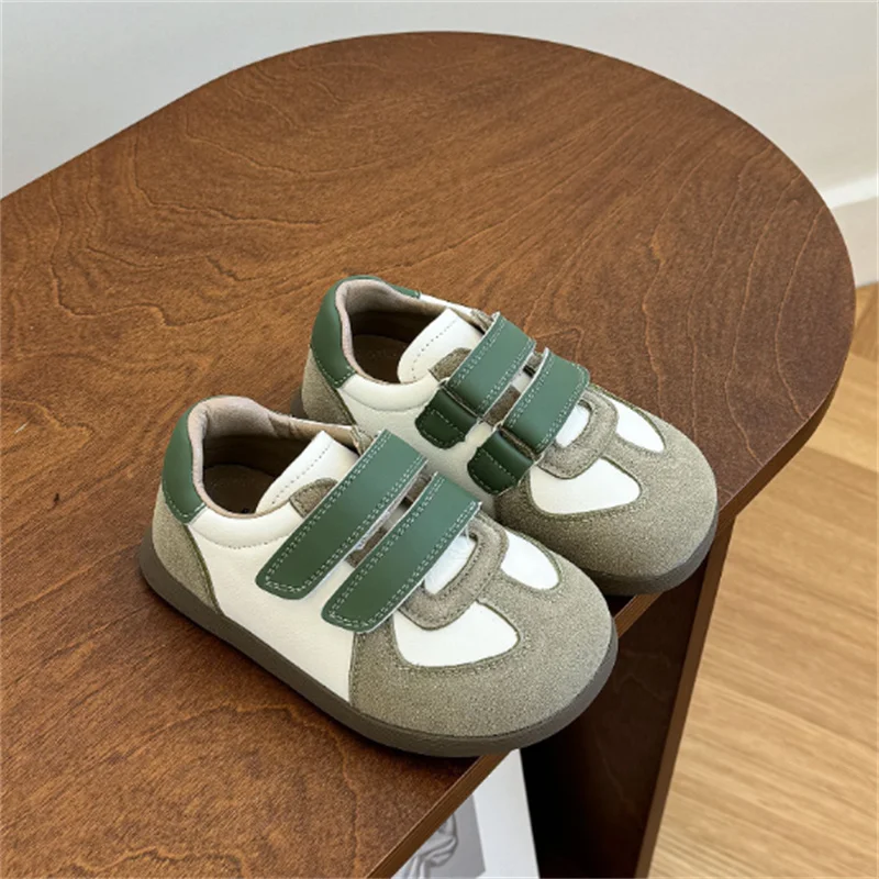 New Spring Children Shoes For Boys Leather Breathable Kids Casual Shoes Non-slip Fashion Toddler Girls Boys Sneakers EU 22-30