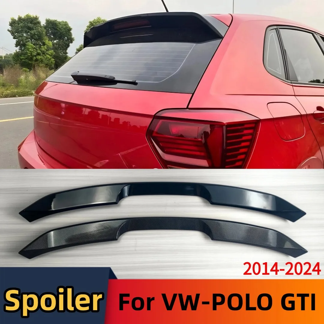 

Rear Air Dam Deflector Spoiler Wing For Volkswagen VW-POLO GTI 2014-2024 Glossy Black Trunk Lip Body Kit ABS Tuning Accessories