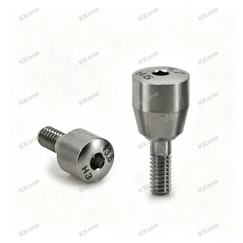10Pcs Healing Abutment Healing Cap For Cortex Implant Medical Grade 5 Titanium Alloy Dental Implant Accessories