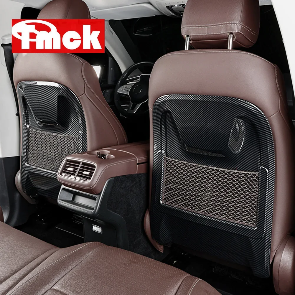 

For Mercedes Benz GLE GLS Class AMG W167 V167 Coupe C167 X167 Car Accessories Front Row Seat Anti Kick Mat Protective Pad Cover