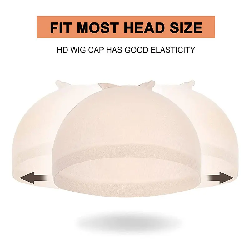 Cuffia per parrucca HD per realizzare parrucche Cuffia per parrucca per donna Cappucci invisibili sottili elastici trasparenti
