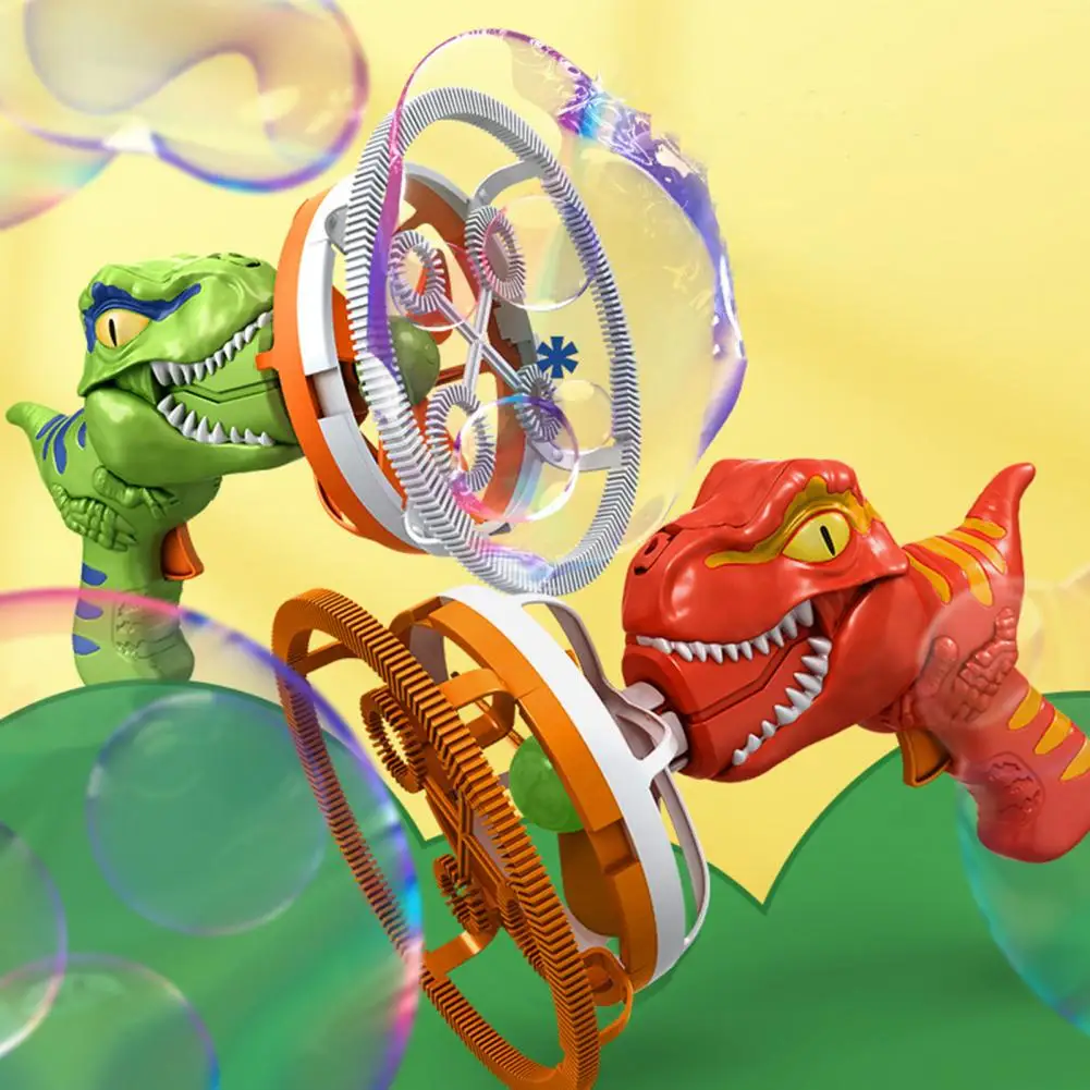 Bubble Blower ABS Bubble Blower Toy Cartoon Entertainment  Fashion Dinosaur Fan Bubble Machine