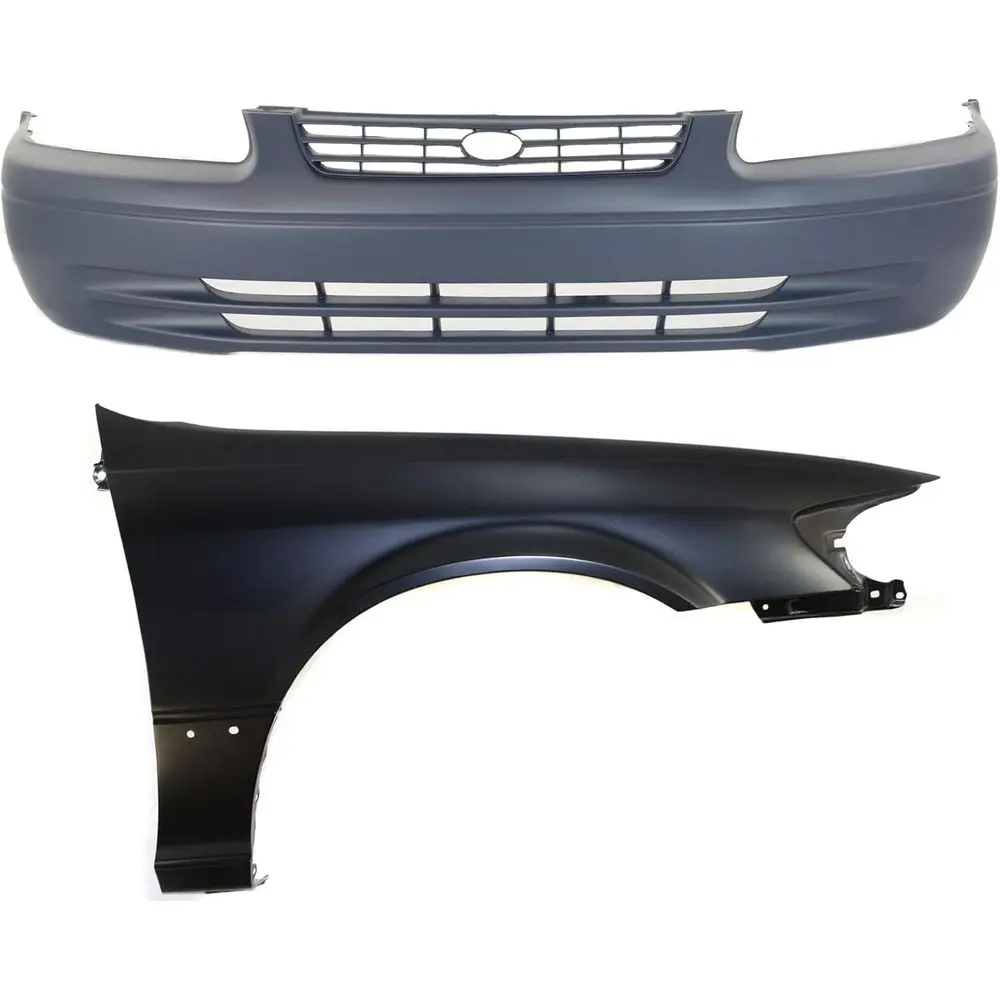 

Bumper Cover KIT Compatible with Toyota Camry 1997-1999 Primed Front