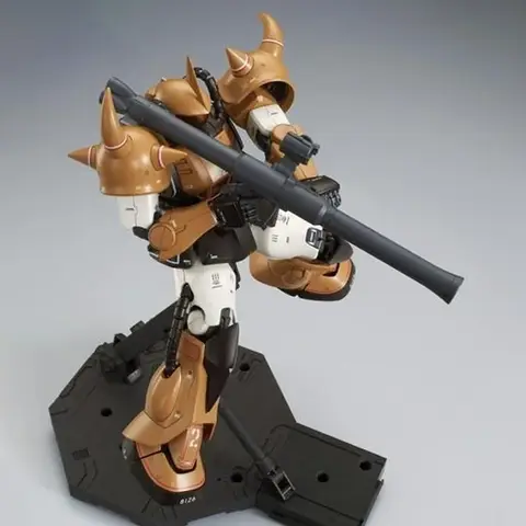 Bandai Original MODELLKIT GUNDAM MG 1/100 Anime Actionfigur YMS-07 PROTOTYP GOUF Monteringsmodell Leksaker Modellpresenter För pojkar 10 best sales Gundam MG modellbyggsats - №9
