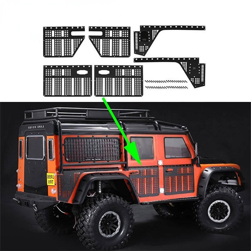 

Shell metal decorative panel for 1:10 TRX4 Defender RC remote control car upgrade accessories