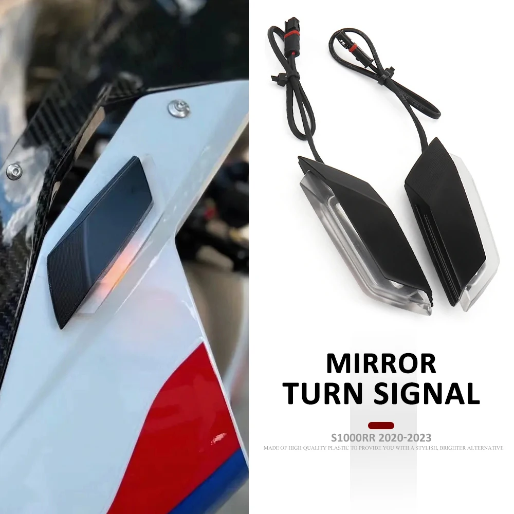 A pair LED Front Turn Signal Mirrors Indicator Kit Motorcycle For BMW S1000RR S 1000 RR S1000 RR 2020 2021 2022 2023