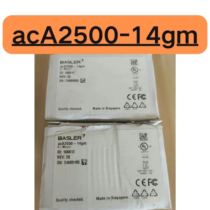 New acA2500-14gm industrial camera quickly shipped