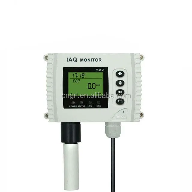 GRI IAQ-2 Wall-mounted C2H4 Ethylene Gas Sensor Gas Monitor for Fruit Ripen GAS DETECTOR