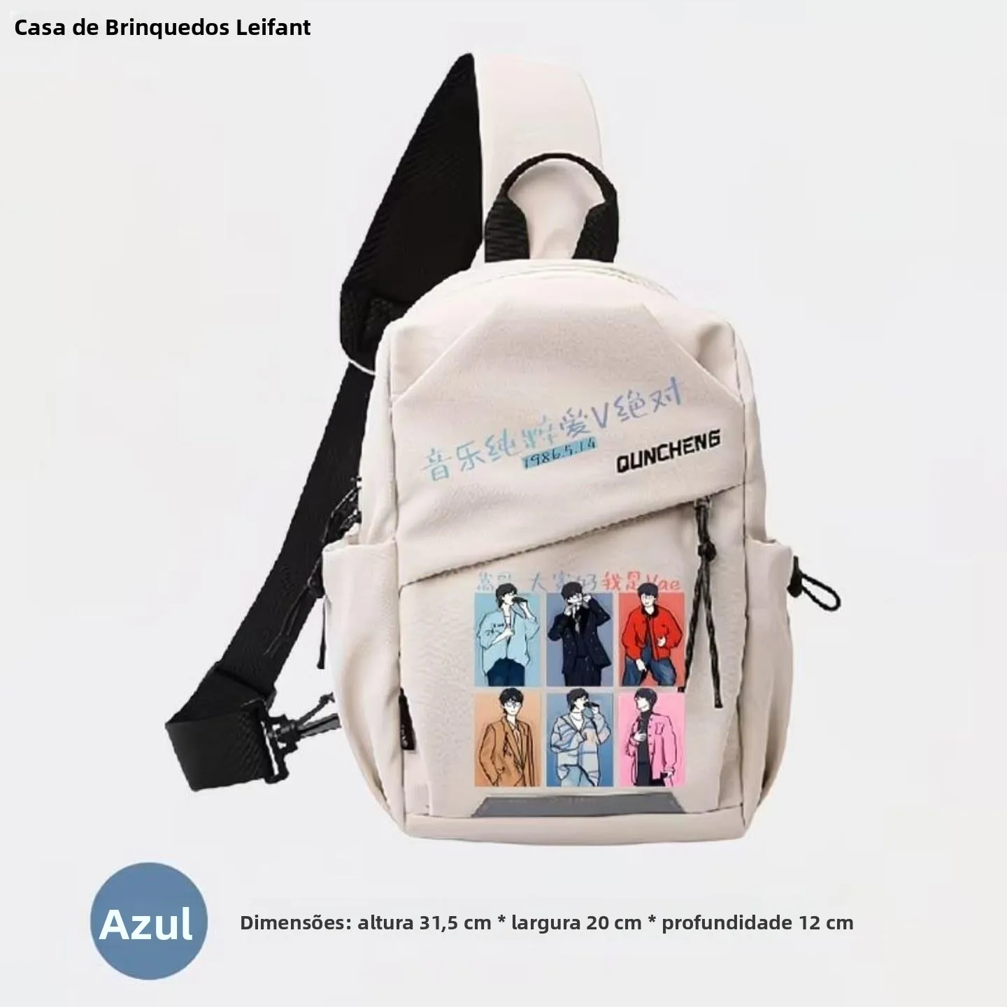 supporting-bag-vae-xu-song-celebrity-gifts-sports-crossbody-bag-women's-single-shoulder-waist-bag-men's-casual-printed-light
