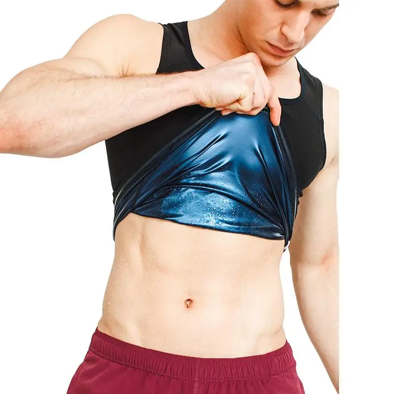 

Sweat Enhancing Shaper Vest Men’s Premium Slimming Shapewear Workout Sauna Suit Shirt Tank Top Body Shaper for Fitness Exercise