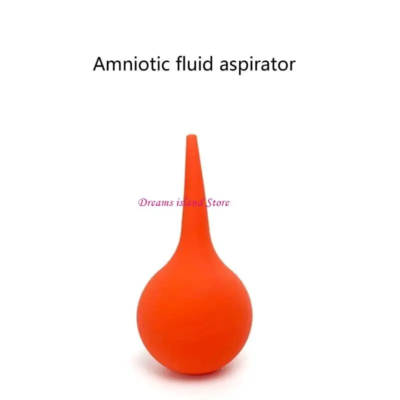 Telinga Hand Ear Ear Washing Squeeze Bulb Red Rubber Remeeze Bulb Pets Amniotic Fluid Suction Device HX6C