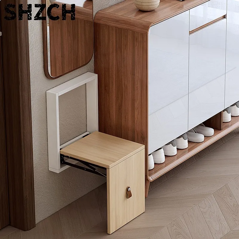 simple-foldable-wall-mounted-shoe-bench-ultra-thin-space-saving-stool-for-entryway