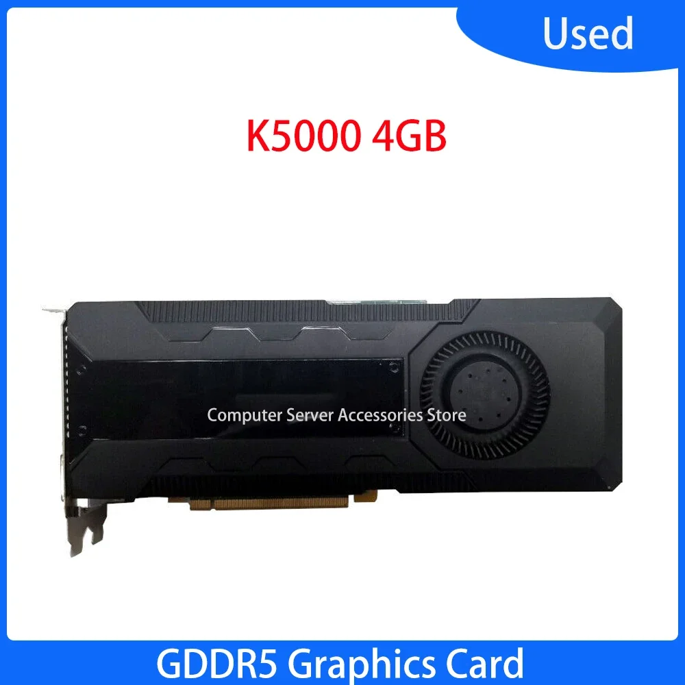 Original Quadro K5000 4GB DDR5 PCI-e Graphics Card Professional Graphics Card 2x DisplayPort, 2x DVI K5000 4G 706 MHz