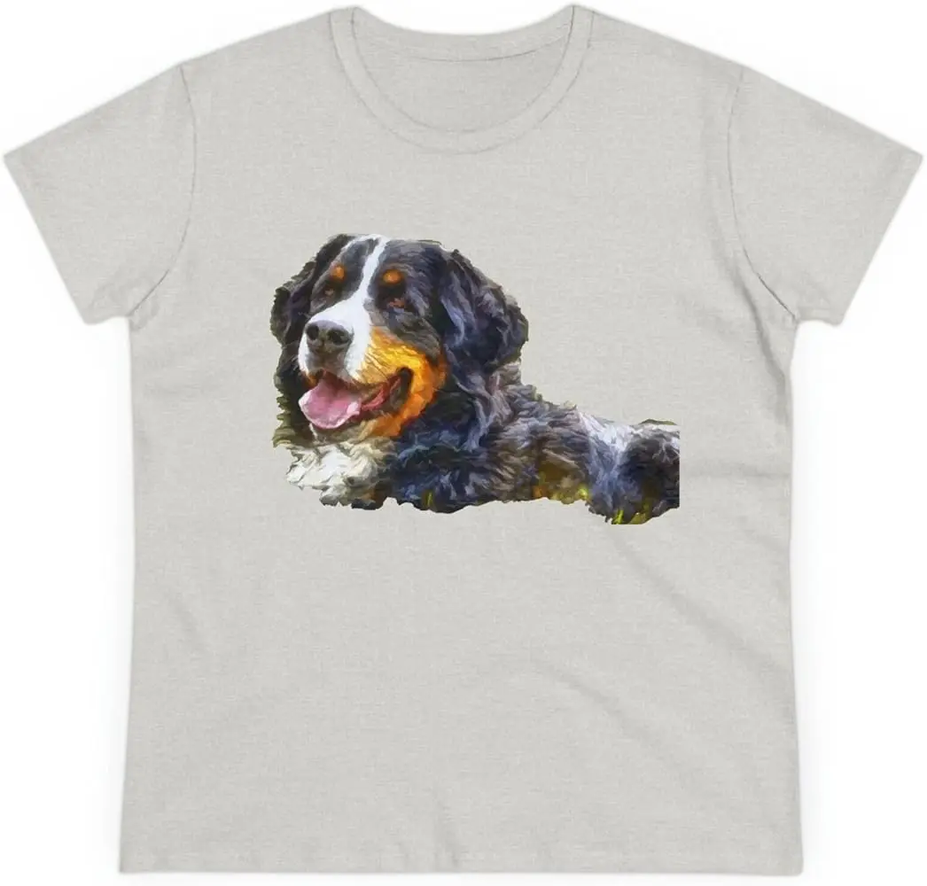 Bernese Mountain Dog Women's High Quality 100%Cotton Short Sleeve