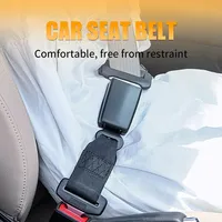 Universal Car Seat Belt Extender Safety Seatbelt Extender Auto D Type With Safety Buckle 23mm Seatbelt For Pregnant Woman People
