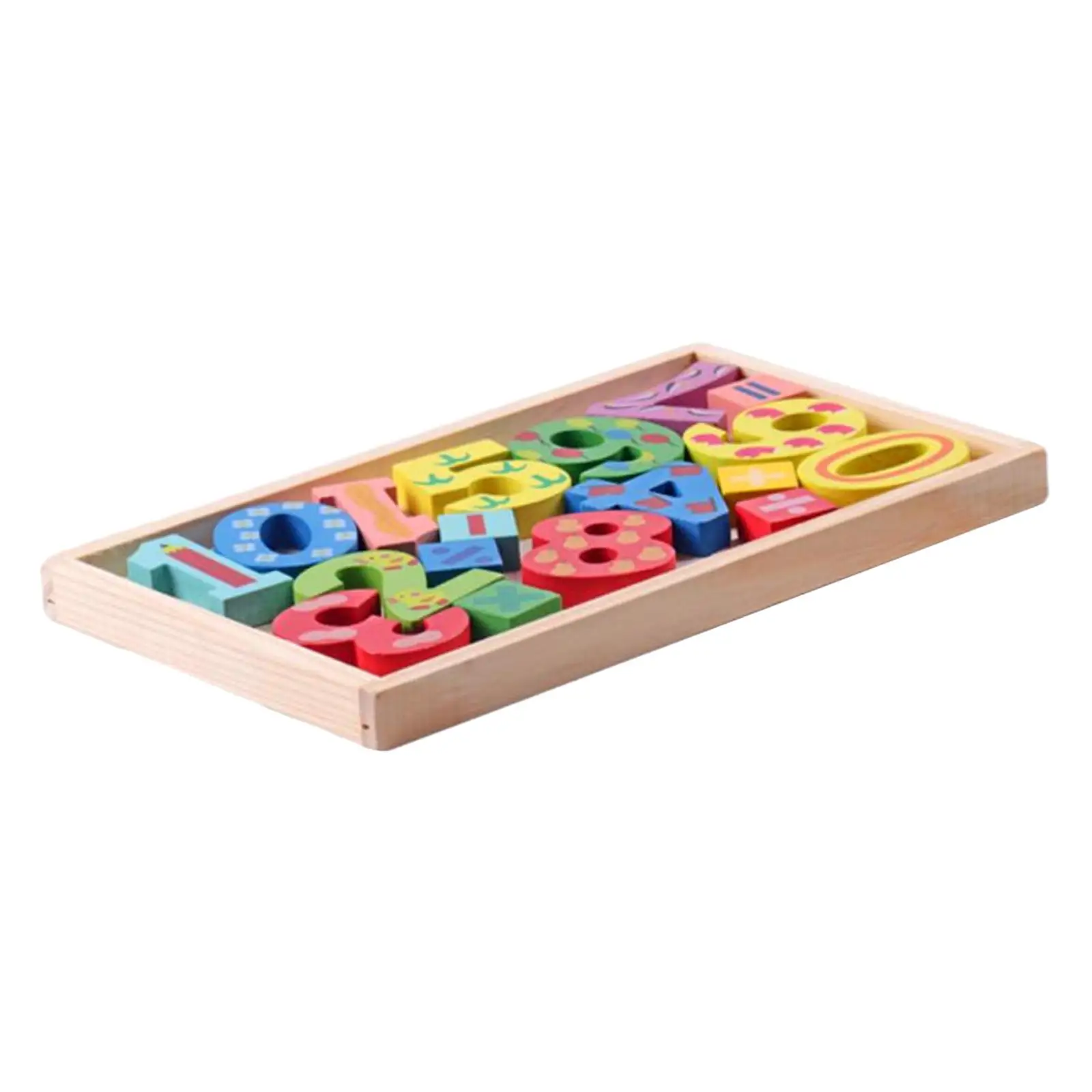 

Wooden Puzzle Board, Basic Skills, Learning Educational Toy for Kids Years Old Boys and Girls
