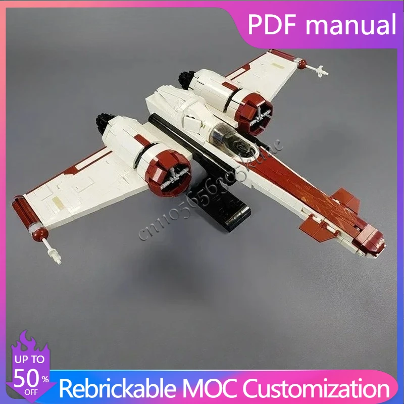 

НОВЫЙ 1271 шт. MOC Space Battle Z-95 Headhunter Fighter Модель Технология DIY Творческая гралогия DIY Индивидуальная сборка игрушек Подарки для детей