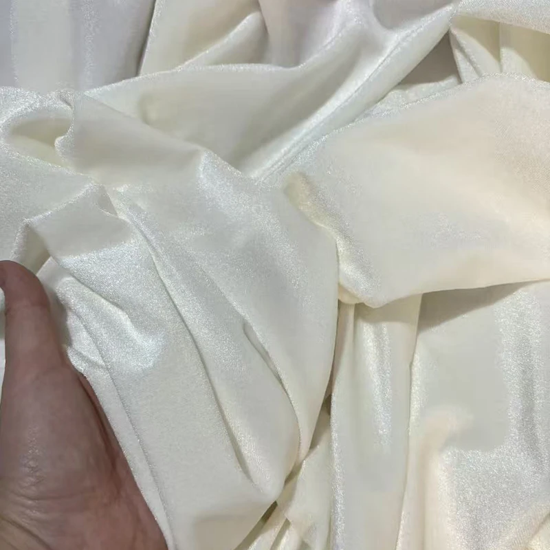 Tecido de veludo macio branco marfim de 175cm de largura para vestido formal cenários fotográficos decoração de festa de casamento cortinas material diy