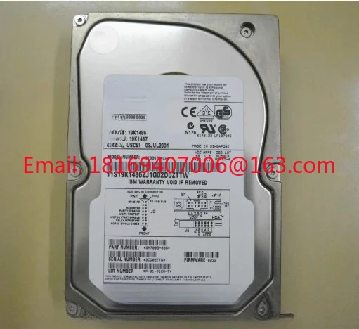 

for 1pcs- 36G 36.4GB 19K1486 19K1487 ST336704LW 68th SCSI Capacity 10K
