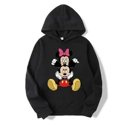 Disney Mickey Mouse Women's Hoodies Y2k Tops Cartoon Fashion Sweatshirt Female Kawaii Clothes Autumn Winter Streetwear Pullover