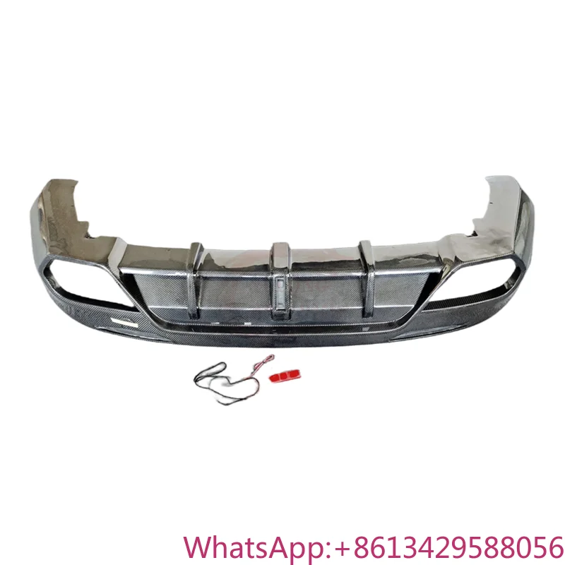 

2017-2021 carbon fiber rear diffuser for Stelvio carbon fiber rear lip for Alfa Romeo Stelvio carbon fiber rear chin