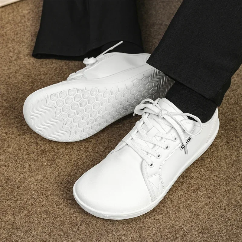 Nieuwe Unisex Bredere Schoenen Ademende Mesh Mannen Blootsvoets Wijde Schoenen Merk Flats Zachte Zero Drop Zool Bredere Teen Sneakes Grote Maat