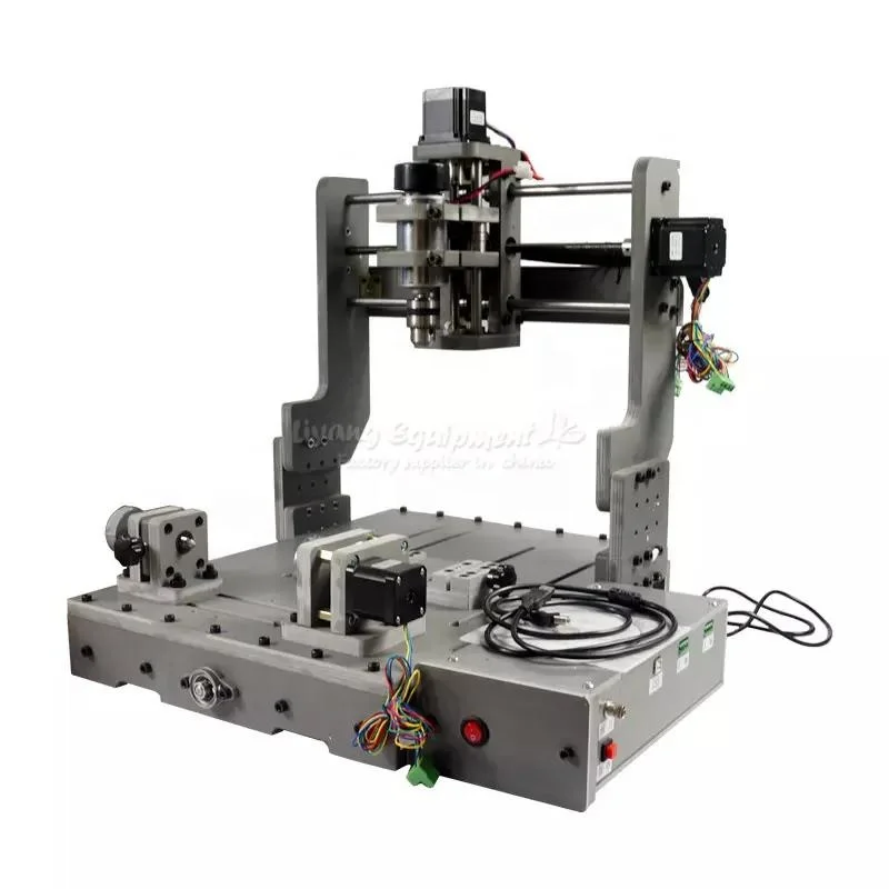 Máquina de perforación y fresado de grabado, enrutador CNC con USB, 4 ejes, 3 ejes, 3040, venta al por mayor de fábrica