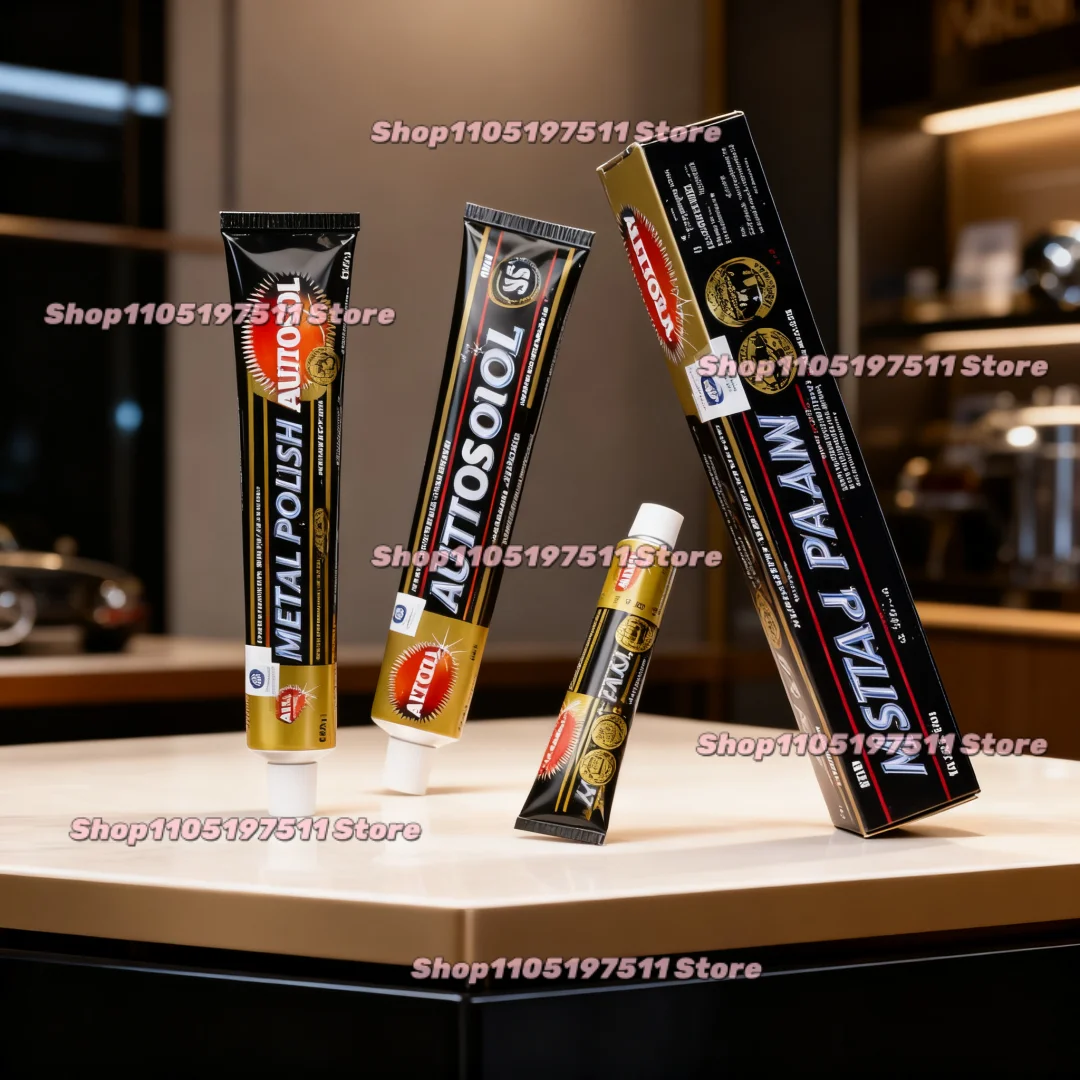 1pcs AUTOSOL Metal Polishing Paste Cream 75ml/100g Suitable for Stainless Steel Leather Polishing and Car Polishing