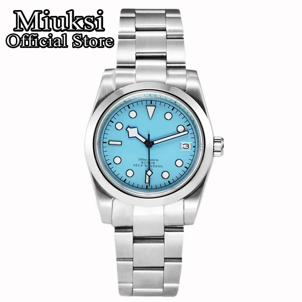 นาฬิกา Miuksi รุ่นสั่งทำพิเศษ NH35 ขนาด 36 มม. 39 มม. ระบบจักรกล เข้ากับกลไก NH35 ระบบอัตโนมัติ กระจกแซฟไฟร์ กันน้ำ