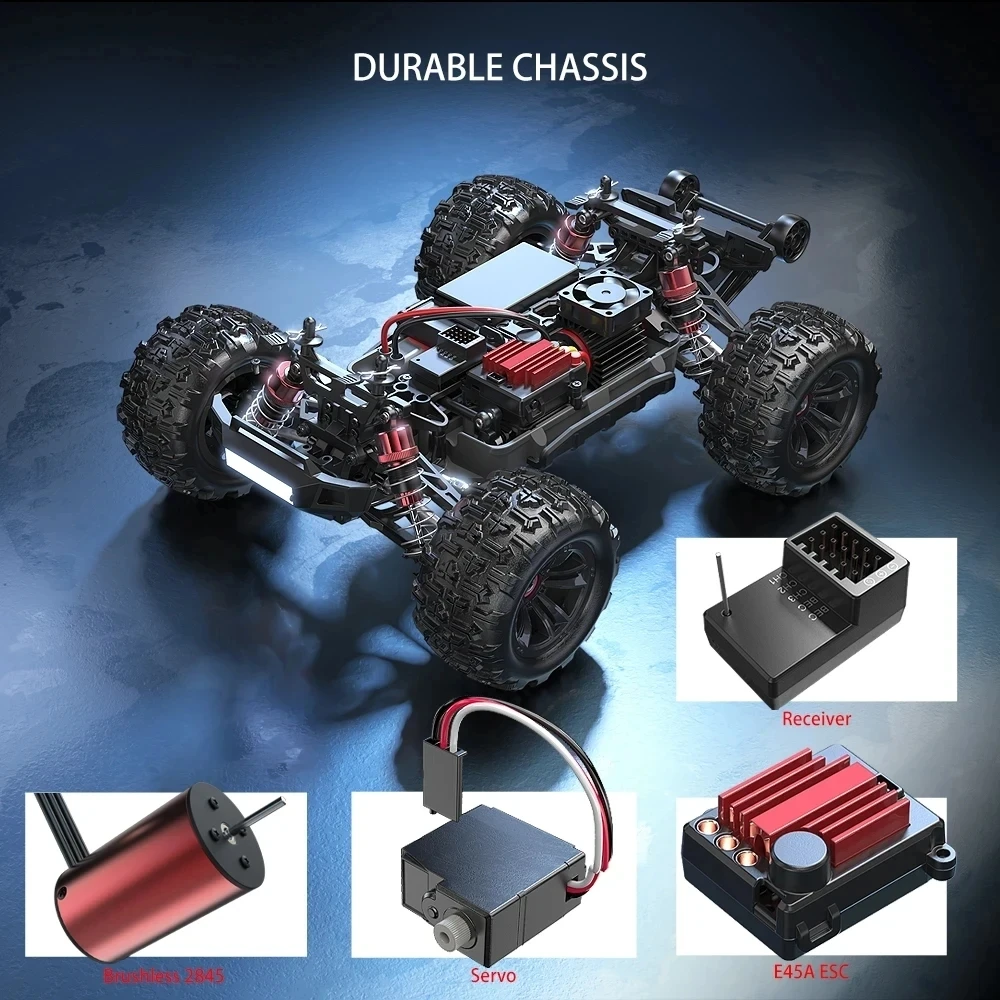 Hyper Go MJX 16210 16207 16208 16209 1/16 4WD RC Car 70KM/H Brushless  RC Racing Car Remote Control Cars Off-Road Truck Toys