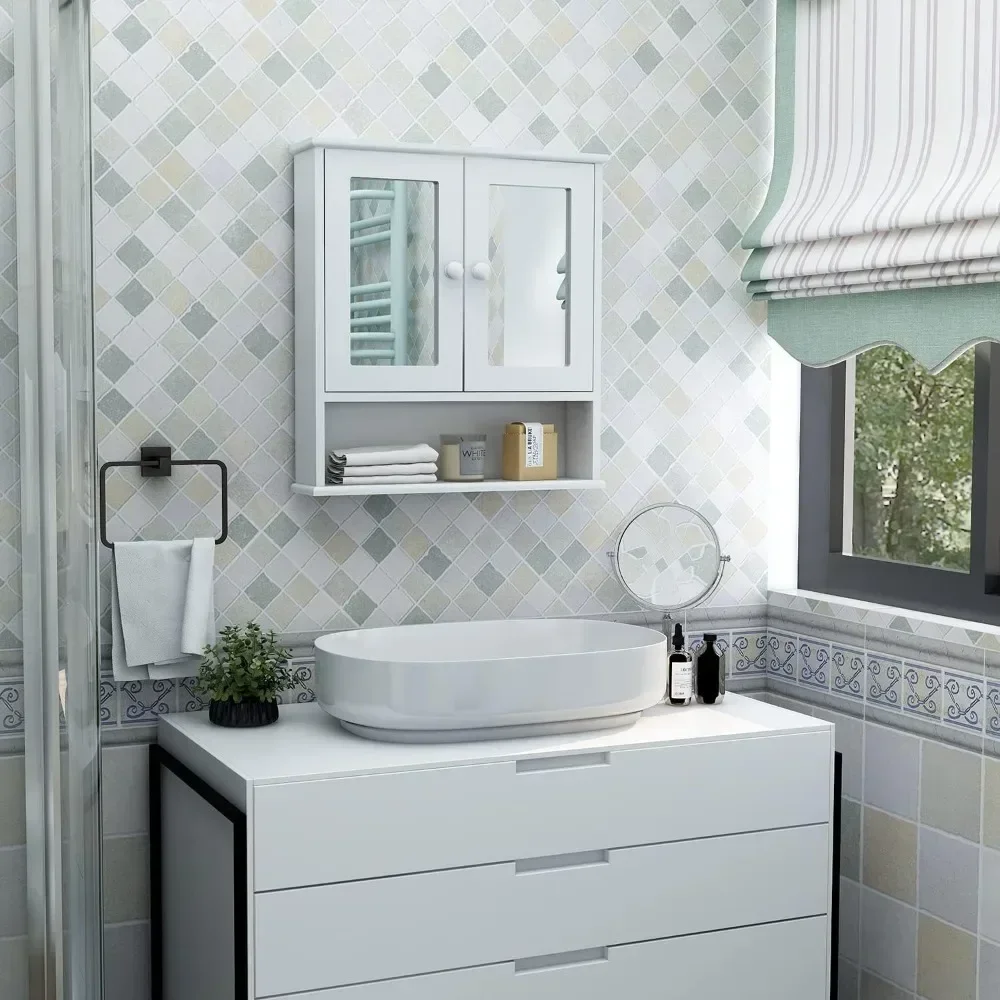 Wood Cabinet for Bathroom Sturdy Construction Easy Installation Modern Design Easy to Clean Stable Structure Premium Quality