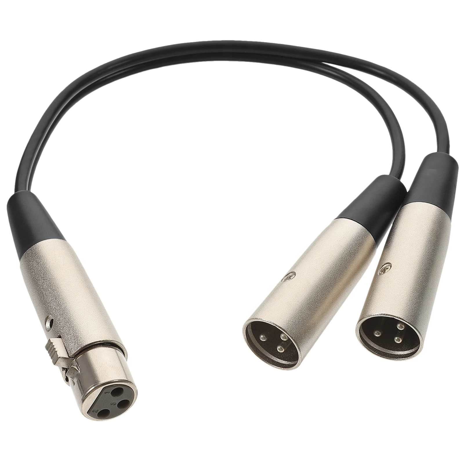 

Audio Line Xlr Cable Speaker Microphone Cord Splitter Recording Cables Jumper Silver